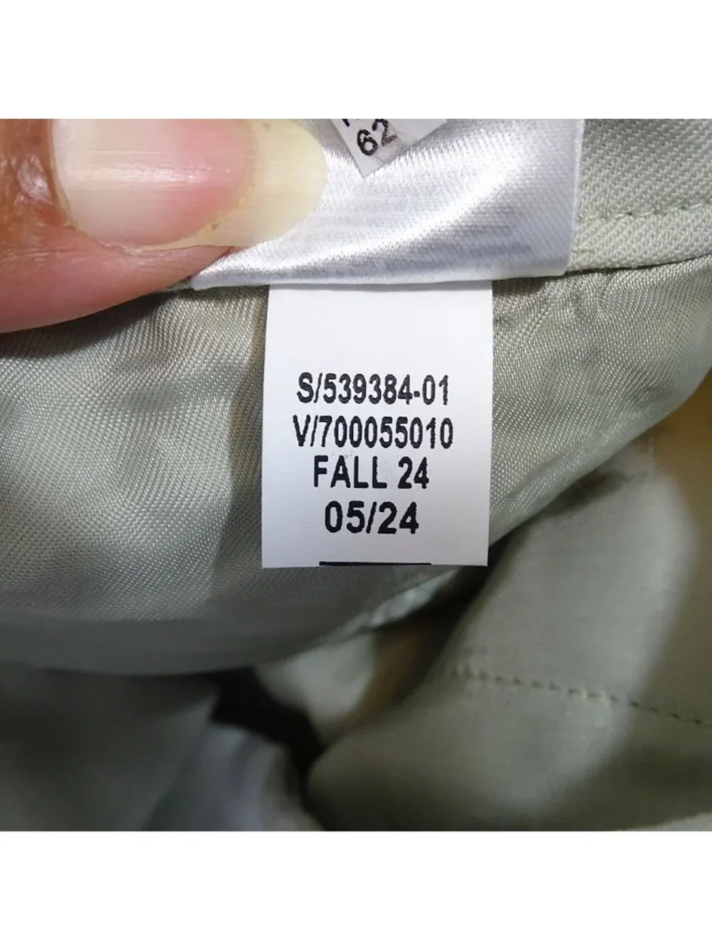 Banana Republic Women Wool Blend Wide Leg Pants Tan Size 4 Flat Front Pockets - Picture 7 of 12